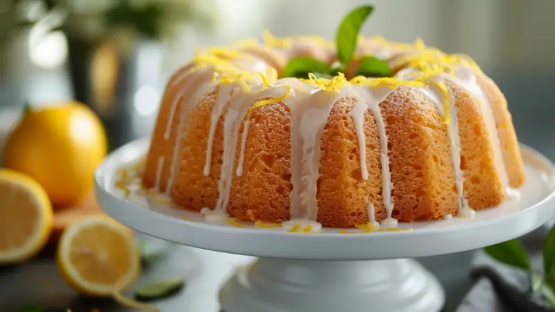 Homemade Lemon Pound Cake